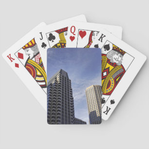Architektur der Innenstadt Boston Spielkarten