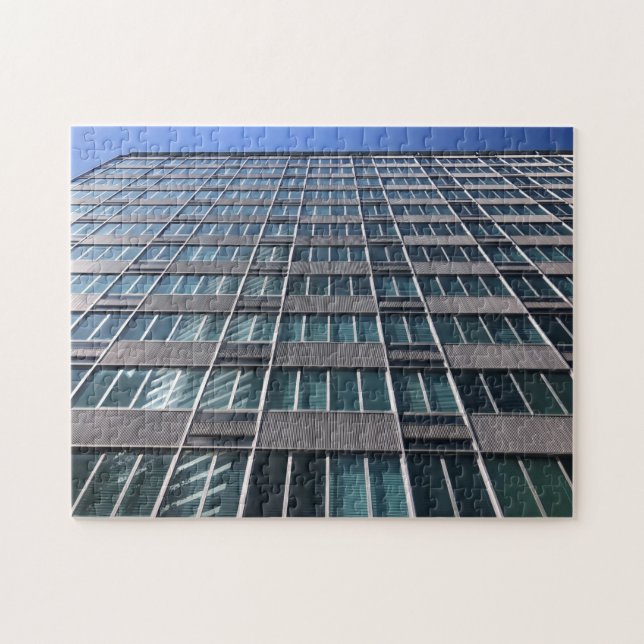 Architektur der siebziger Jahre Puzzle (Horizontal)