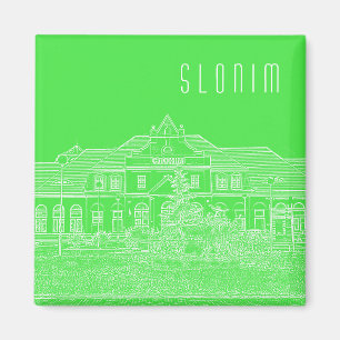 Architektur des belarussischen Bahnhofs Magnet