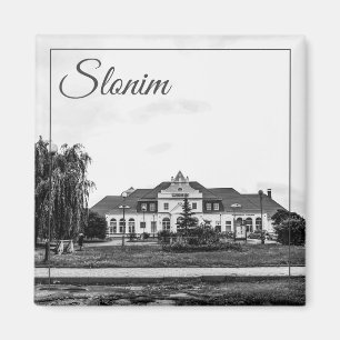 Architektur des belarussischen Bahnhofs Magnet