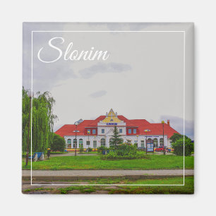 Architektur des belarussischen Bahnhofs Magnet