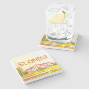 Architektur des belarussischen Bahnhofs Steinuntersetzer