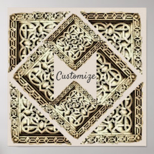 Architektur des islamischen Tempels Thunder_Cove P Poster