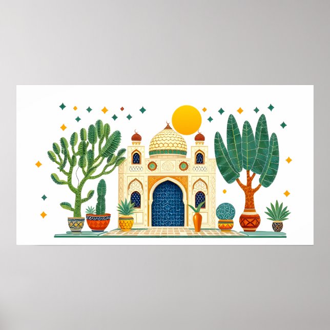 Architektur des Nahen Ostens Poster (Vorne)