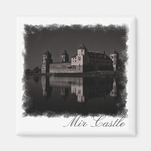 Architektur des Schlosses Weißrussland Mir Gemälde Magnet