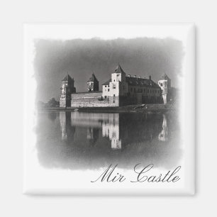 Architektur des Schlosses Weißrussland Mir Gemälde Magnet