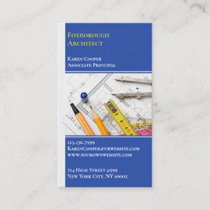Architektur-Engineering-Visitenkarte Visitenkarte