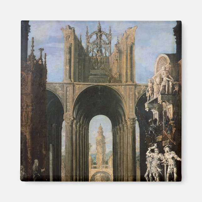 Architektur-Fantasie Magnet (Vorne)