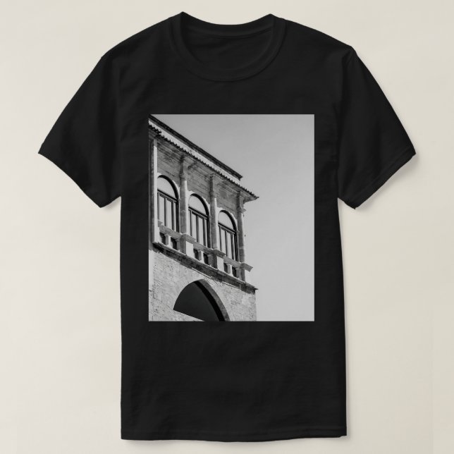 Architektur-Fassade T-Shirt (Design vorne)