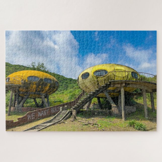 Architektur Foto Futuro House Taiwan 1000 Stück Puzzle (Horizontal)