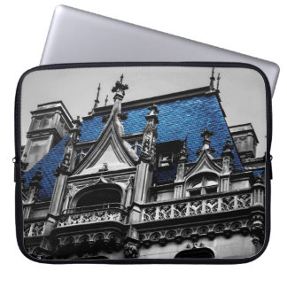 Architektur-Foto New York City Goth Laptopschutzhülle
