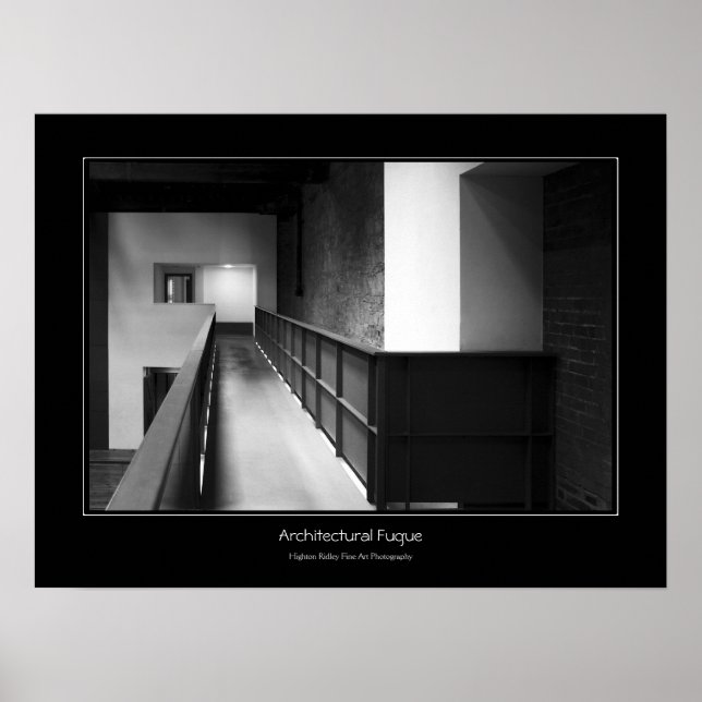 Architektur Fugue Fine Art Poster (Vorne)