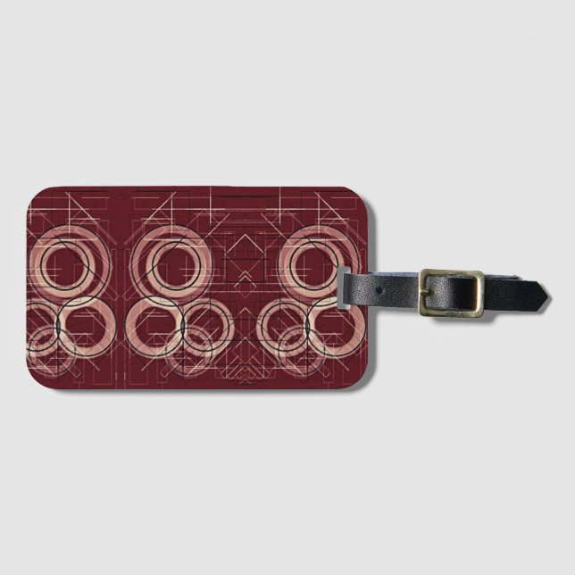 Architektur Gepäckanhänger (Vorderseite (Horizontal))