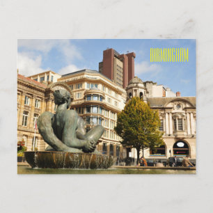 Architektur in Birmingham, England Postkarte