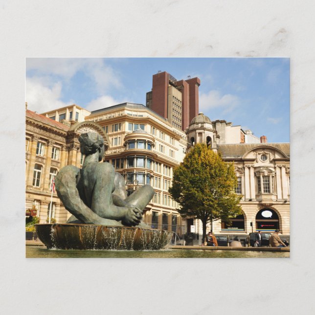 Architektur in Birmingham, England Postkarte (Vorderseite)