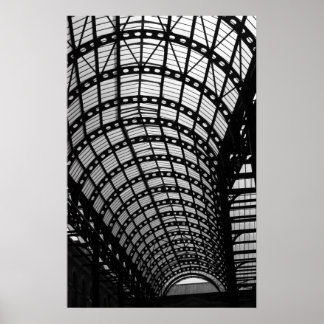 Architektur in Schwarz und Weiß Poster