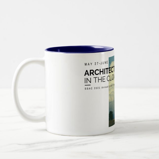Architektur in the Clouds mug Zweifarbige Tasse (Links)