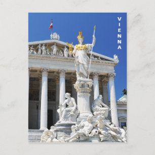 Architektur in Wien, Österreich Postkarte