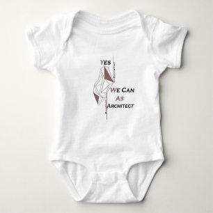 Architektur, modernes Design, geometrische Kunst,  Baby Strampler
