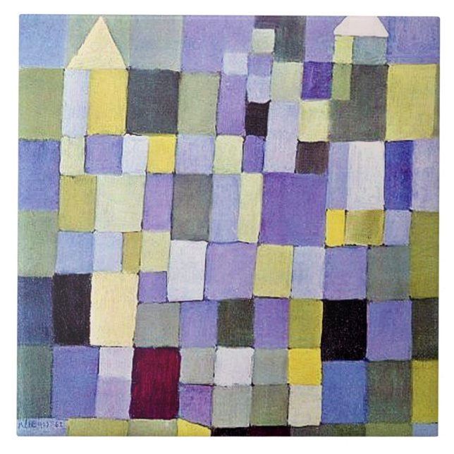 Architektur, Paul Klee Fliese (Vorderseite)