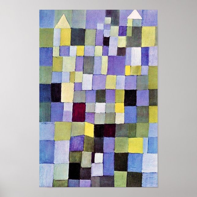 Architektur, Paul Klee Poster (Vorne)
