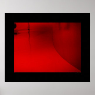 Architektur - Red Hallway Poster