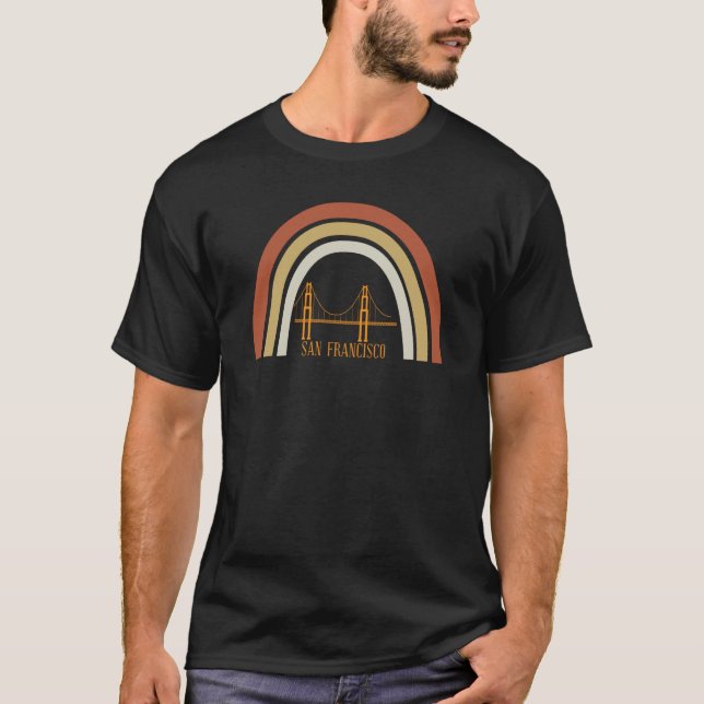 Architektur San Francisco Ornament Bridge Niedlich T-Shirt (Vorderseite)