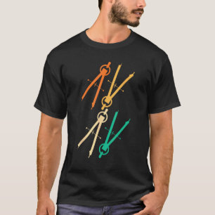 Architektur Student Lehrer Retro Architekt Zirkel T-Shirt