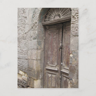 Architektur-Türpostkarte Kairos Ägypten Postkarte
