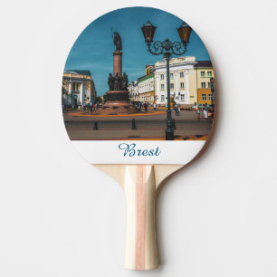 Architektur von Belarus Brest Tischtennis Schläger