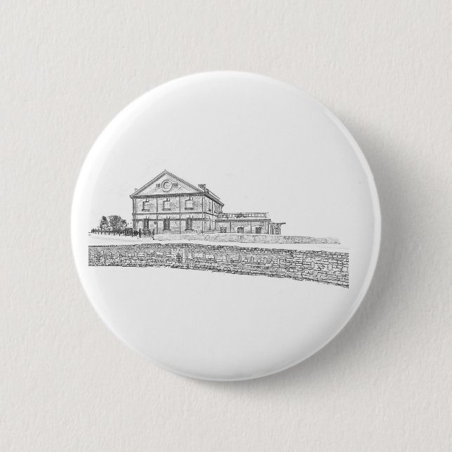 Architektur von Belarus Orsha Button (Vorderseite)