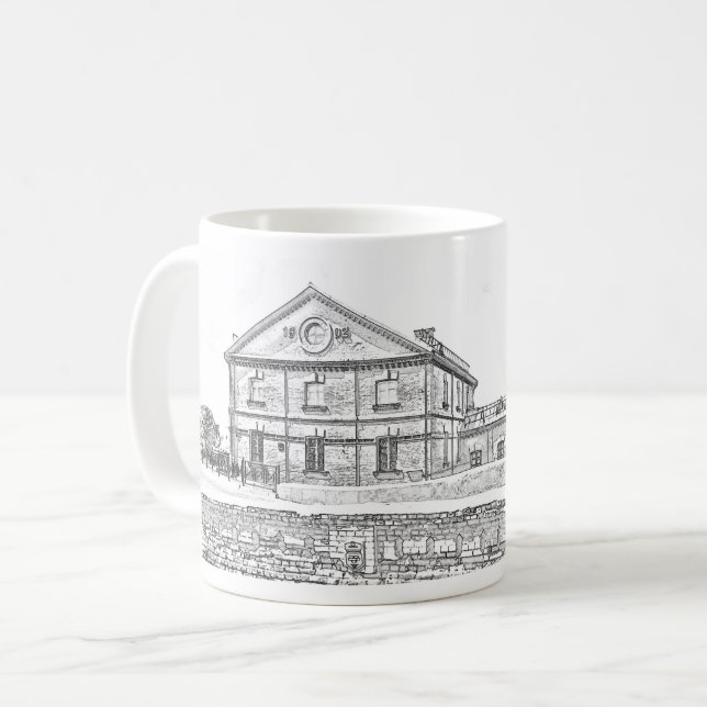 Architektur von Belarus Orsha Kaffeetasse (Vorderseite Links)