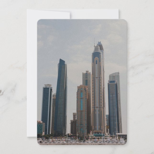 Architektur von Dubai Marina (Vorderseite)