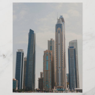 Architektur von Dubai Marina Flyer