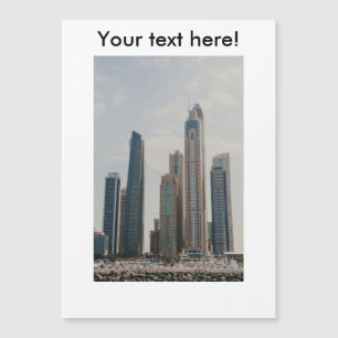 Architektur von Dubai Marina Magnetkarte