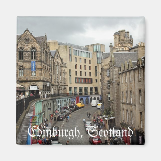 Architektur von Edinburgh, Schottland Magnet (Vorne)
