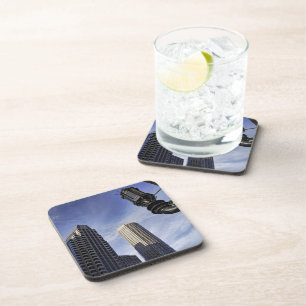 Architektur von im Stadtzentrum gelegenem Boston Untersetzer