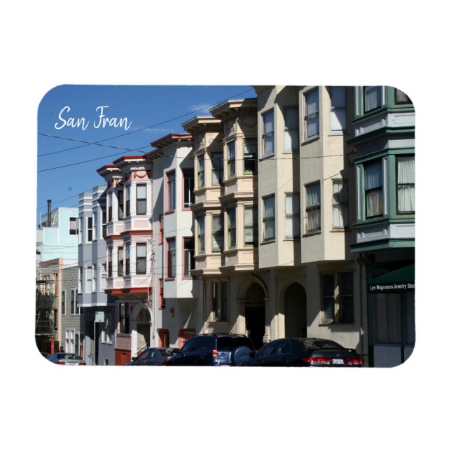 Architektur von San Francisco Magnet (Horizontal)