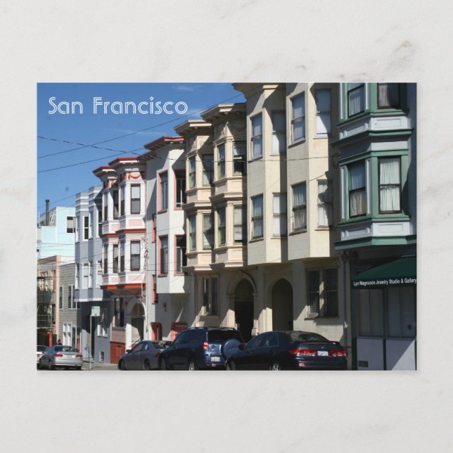 Architektur von San Francisco Postkarte (Vorderseite)