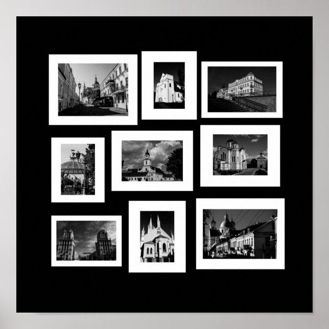 Architektur Weißrussland Minsk Grodno Vitebsk Bres Poster (Vorne)