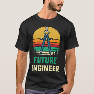 Architektur-Zeichnungs-Studenten-Kompass-Ingenieur T-Shirt
