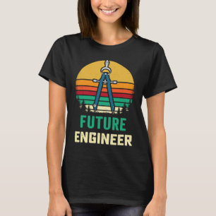 Architektur-Zeichnungsstudenten-Kompass-Ingenieur  T-Shirt