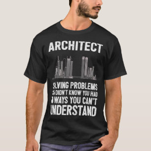 Architekturarchitektur-Gebäude T-Shirt