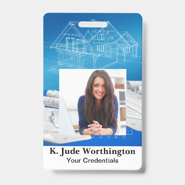 Architekturauftragnehmer Real Anwesen - Siehe Rück Ausweis (Vorderseite)