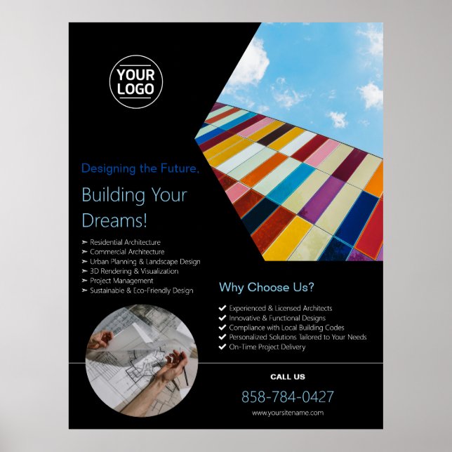 Architekturbüro nach Maß Poster (Vorne)