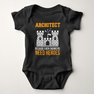 Architekturbüros - auch Ingenieure brauchen Helden Baby Strampler