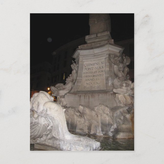 Architekturdenkmal von Rom Postkarte (Vorderseite)