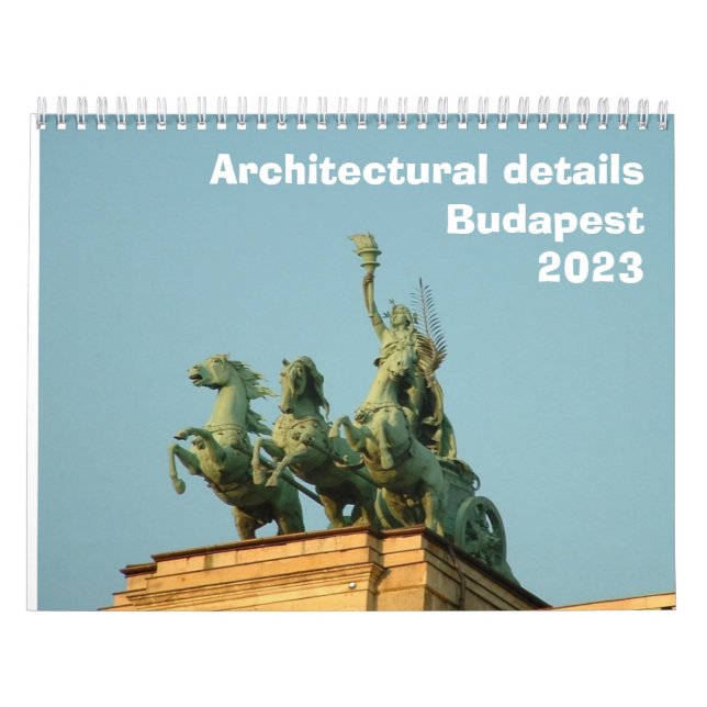 Architekturdetails - Budapest - Kalender 2023 (Titelbild)