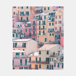 ARCHITEKTURELLE FOTOGRAFIE VON KONKRETEN HÄUSERN FLEECEDECKE