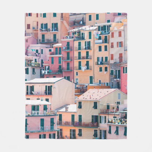 ARCHITEKTURELLE FOTOGRAFIE VON KONKRETEN HÄUSERN FLEECEDECKE (Vorderseite)